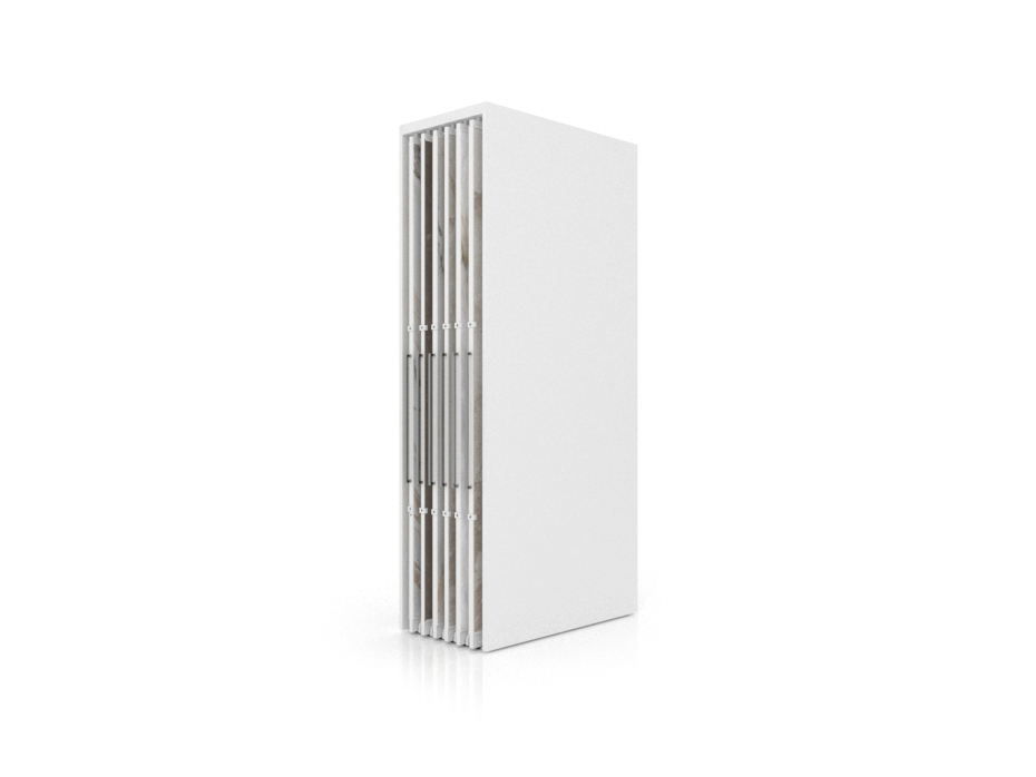 Expositor corredero para azulejos de gran formato Denver 2800/12 Blanco