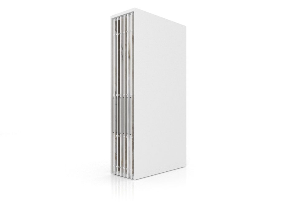 Expositor corredero para azulejos de gran formato Denver 3200/12 Blanco
