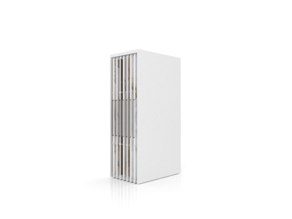 Expositor corredero para azulejos de gran formato Denver 2400/14 Blanco