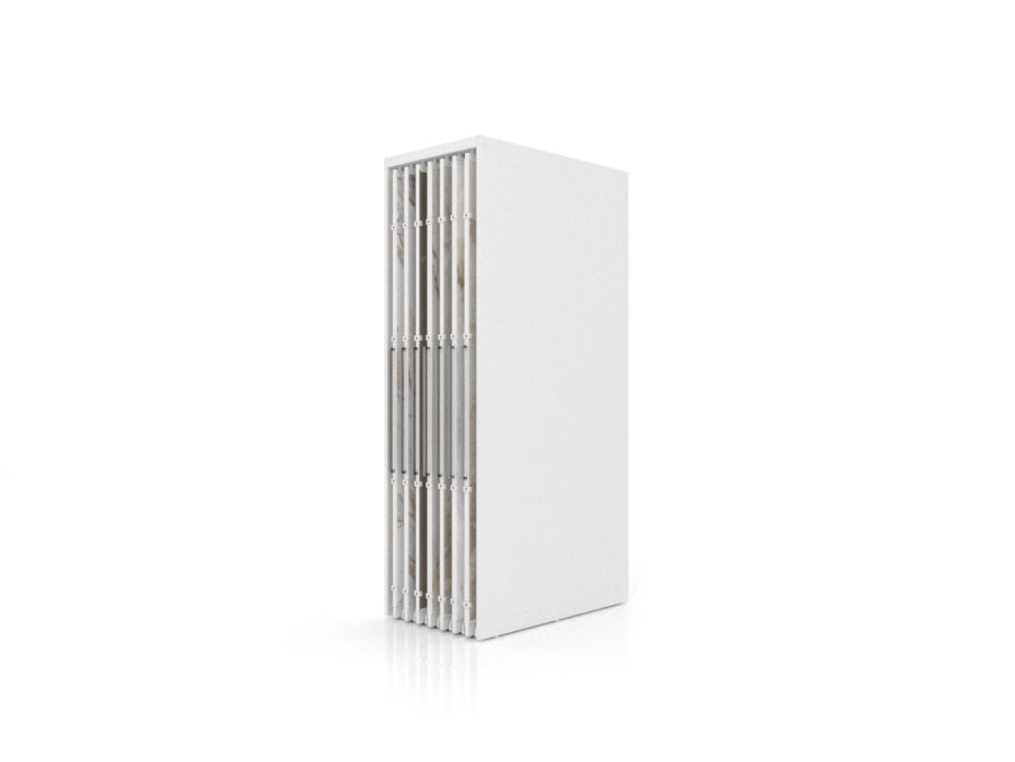 Expositor corredero para azulejos de gran formato Denver 2600/14 Blanco