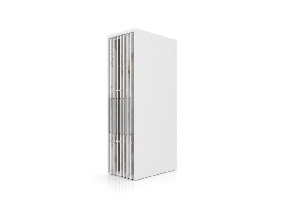 Expositor corredero para azulejos de gran formato Denver 2800/14 Blanco