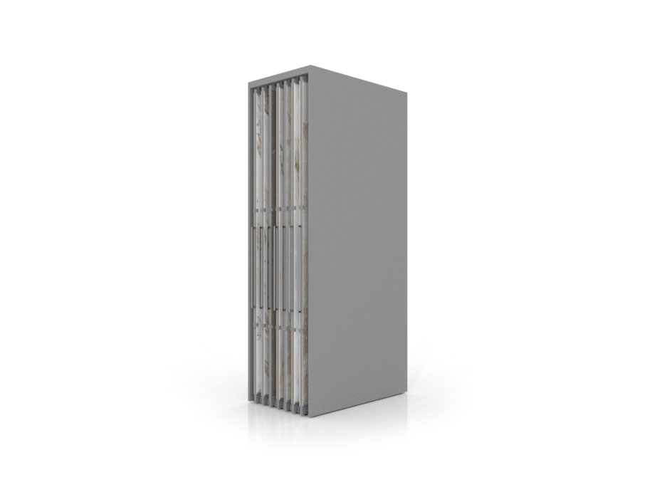 Expositor corredero para azulejos de gran formato Denver 2800/14 Plata