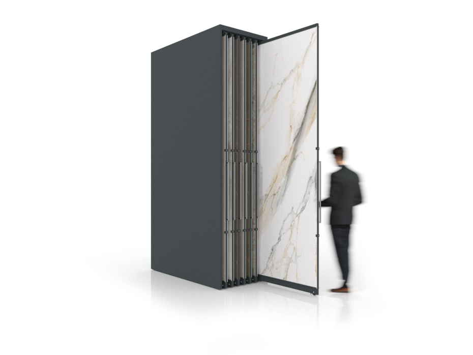 Expositor corredero para azulejos de gran formato Denver 3200/14 Antracita