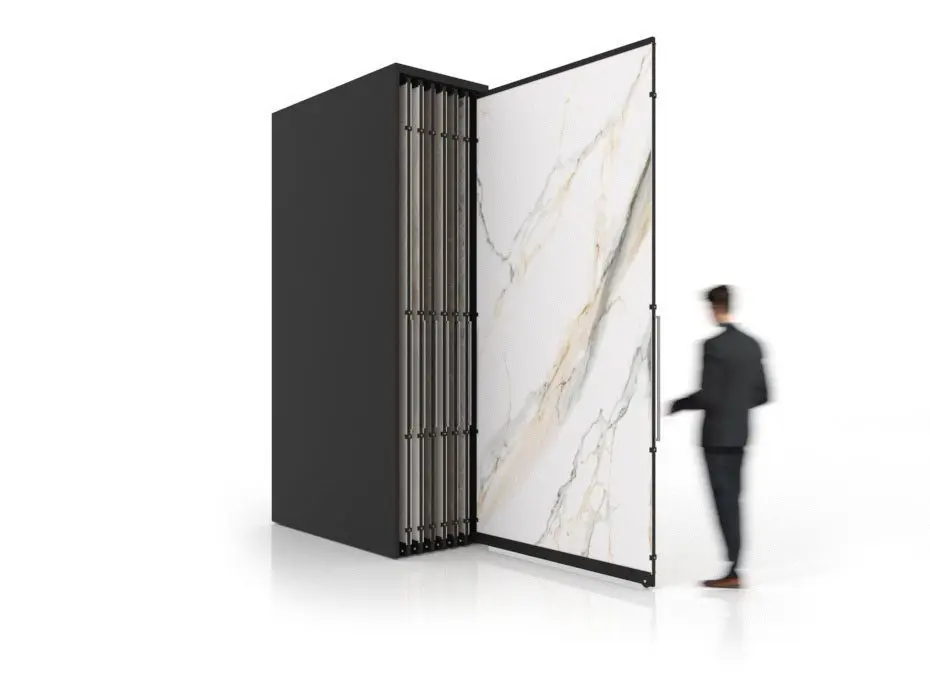 Expositor corredero para azulejos de gran formato Denver 3200/14 Negro
