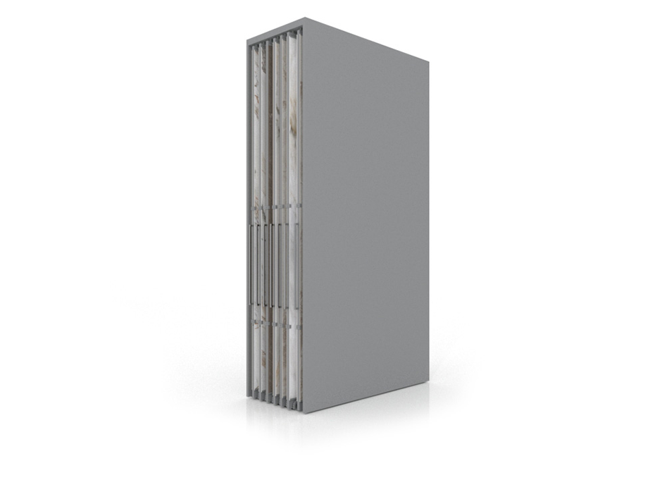 Expositor corredero para azulejos de gran formato Denver 3200/14 Plata