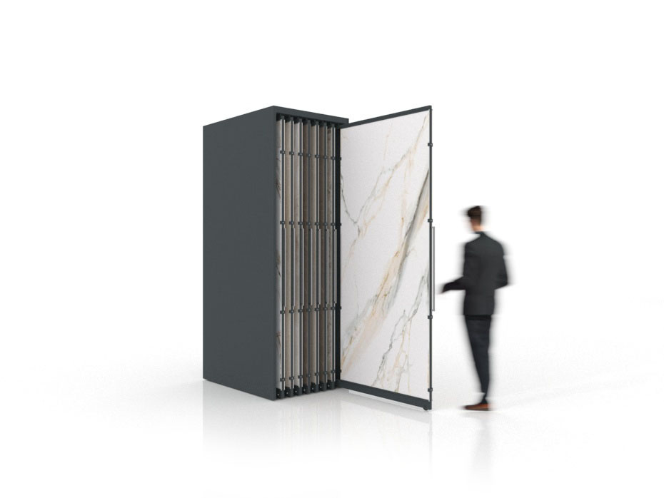 Expositor corredero para azulejos de gran formato Denver 2600/16 Antracita