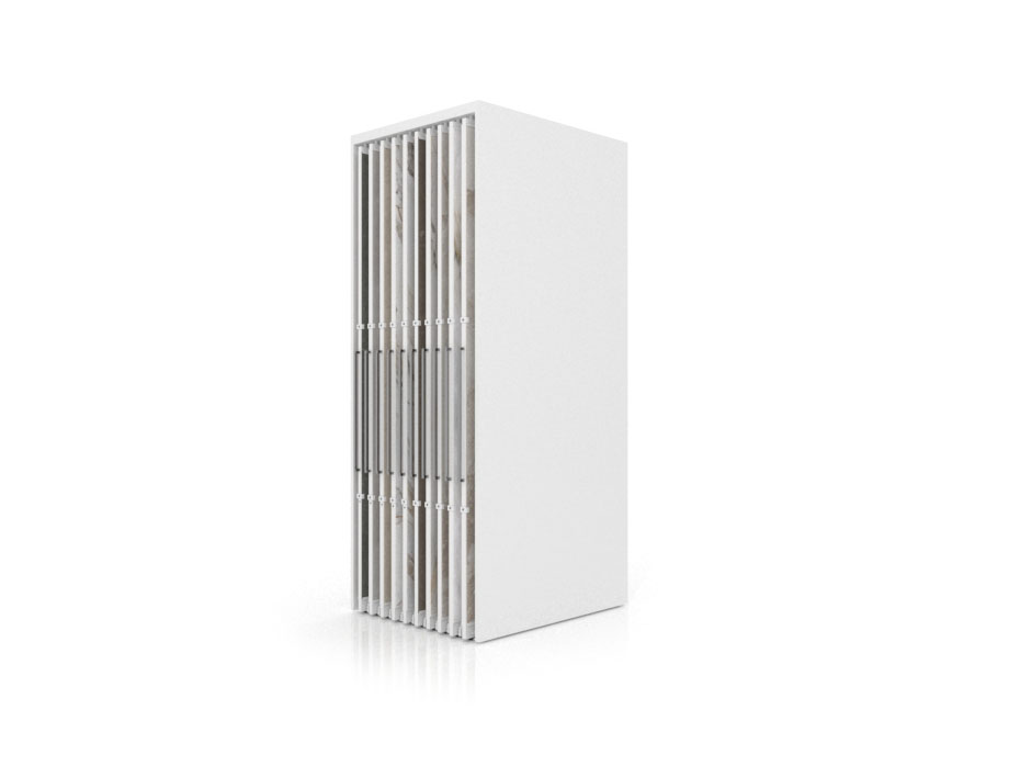 Expositor corredero para azulejos de gran formato Denver 2800/20 Blanco