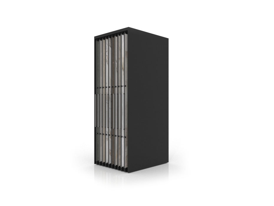 Expositor corredero para azulejos de gran formato Denver 2800/20 Negro