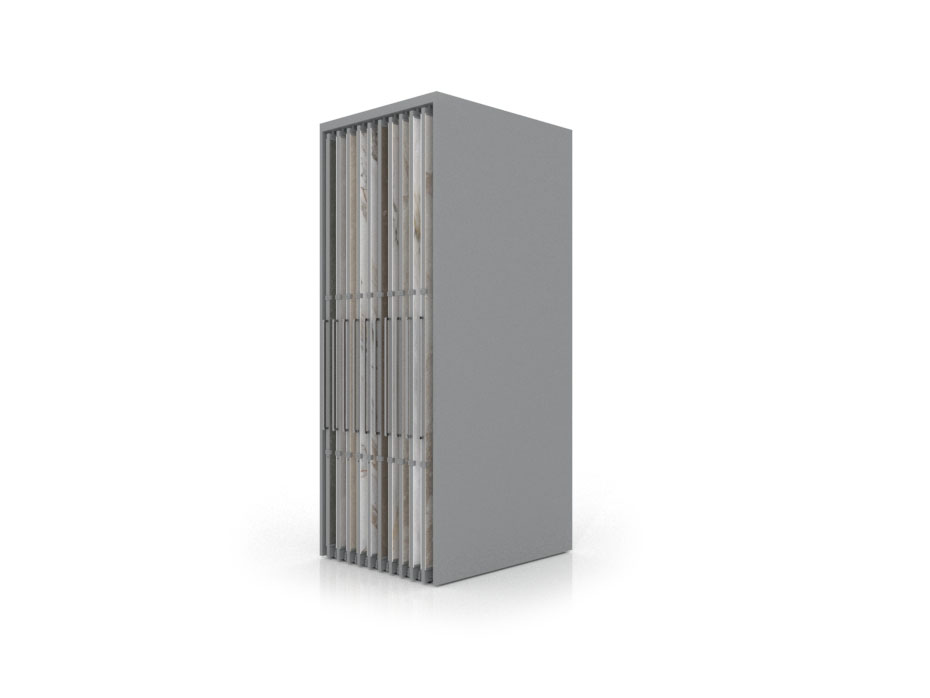 Expositor corredero para azulejos de gran formato Denver 2800/20 Plata