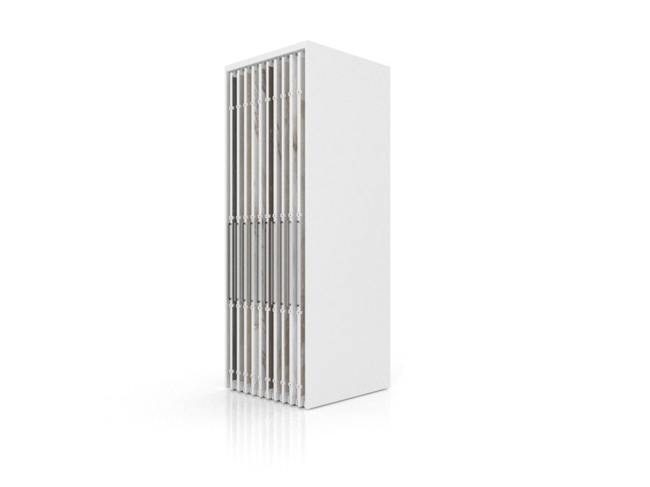 Expositor corredero para azulejos de gran formato Denver 3000/20 Blanco