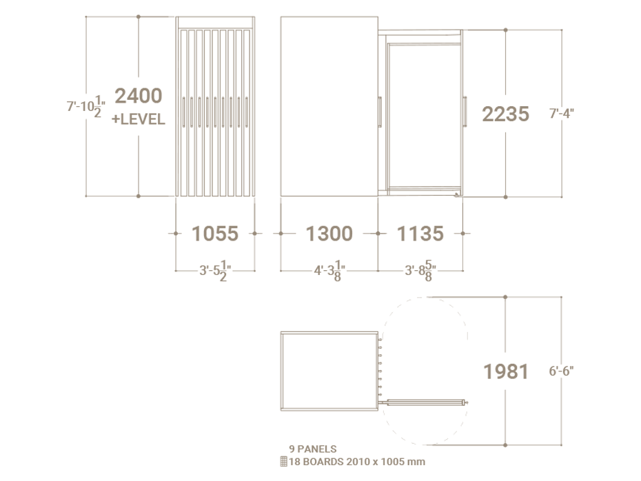 Expositor Girevole 18/2010 Blanco plano