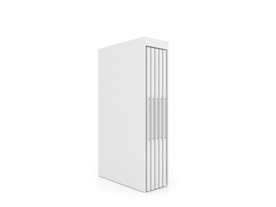 Expositor tipo corredero Girevole XL 10 2400x1205 blanco