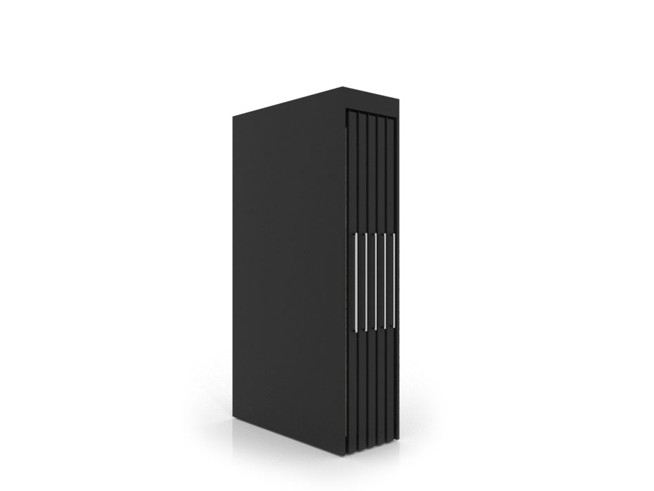 Präsentationsmöbel für fliesen Girevole XL 10 Schwarz 2400x1205_2
