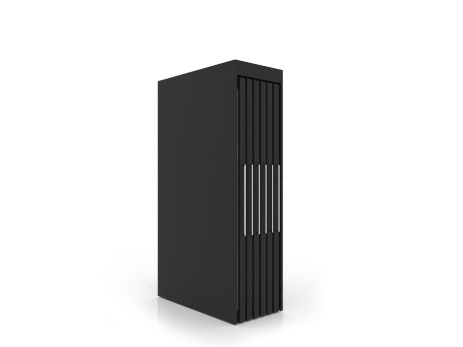Präsentationsmöbel für fliesen Girevole XL 12 Schwarz 2400x1205_2