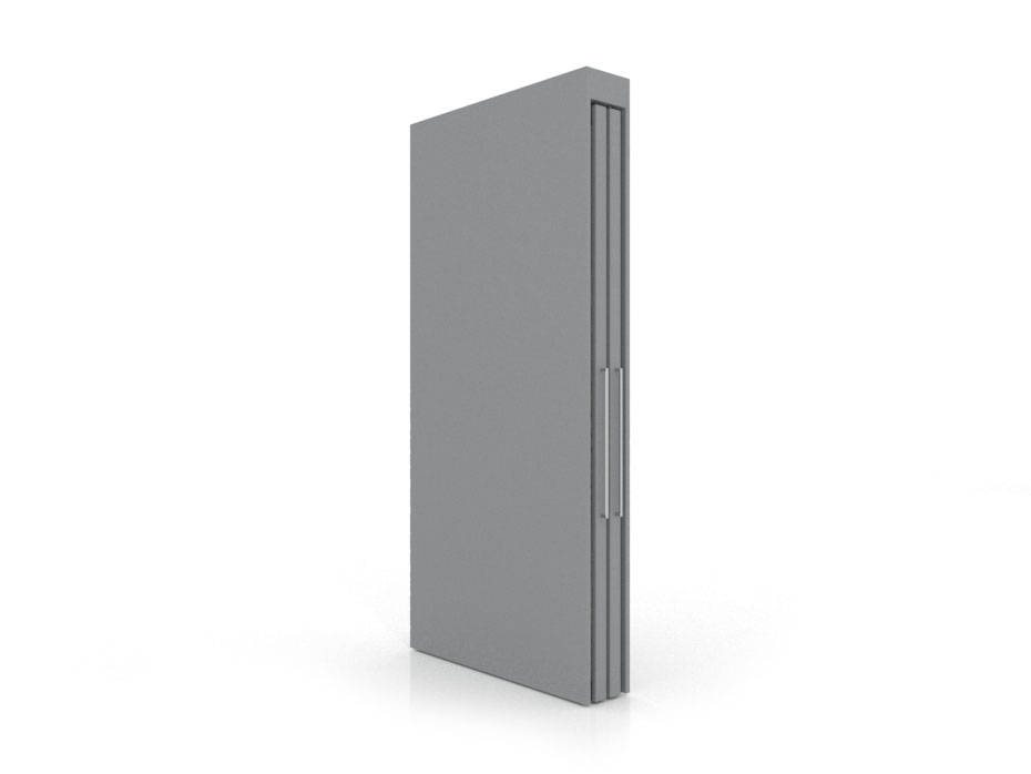 Ausstellungsmöbel für den Fliesenhandel Girevole XL Silber 4 2800X1205_2