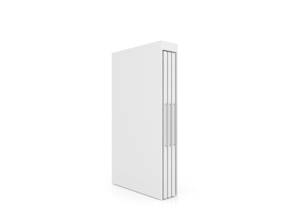 Expositor tipo corredero Girevole XL 6 2400x1200 blanco