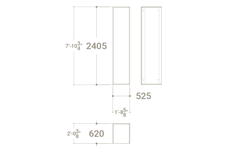 High Module módulo para exponer azulejos plano