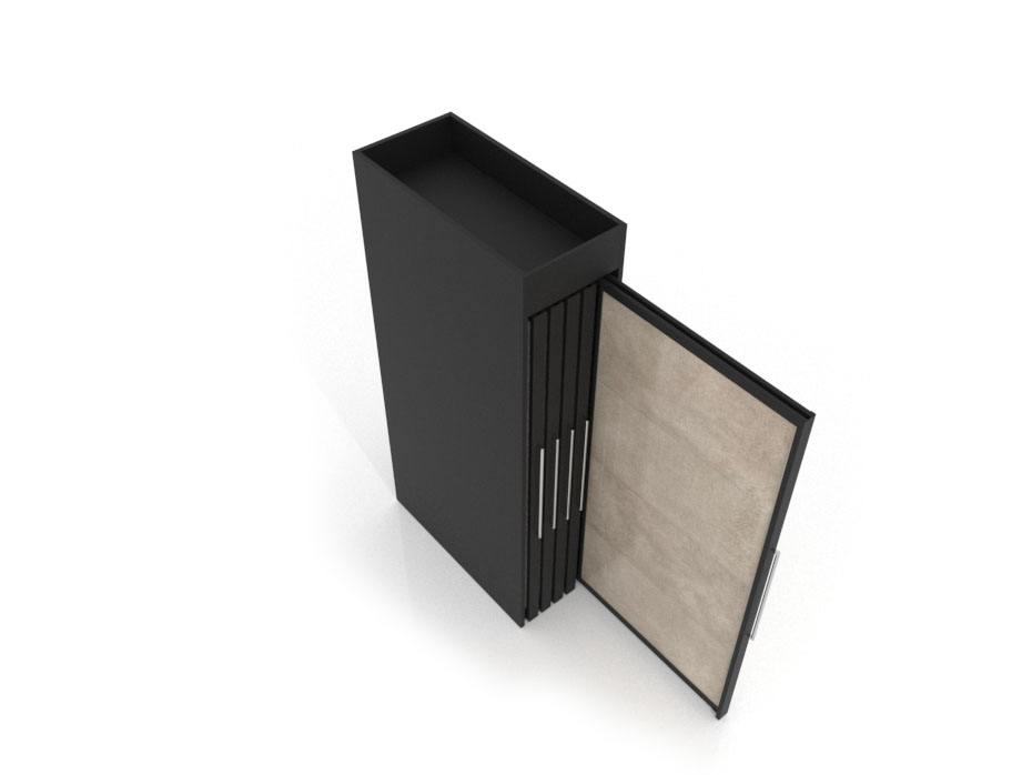 ceramic tile display boards Londres XL 10 Black 2400x1205_3