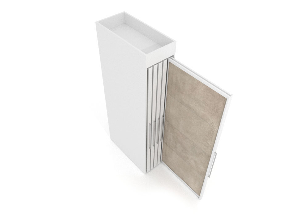 showroom tile display Londres XL 10 White 2800x1205_3