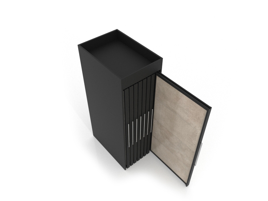ceramic tile display boards Londres XL 16 Black 2400x1205_3