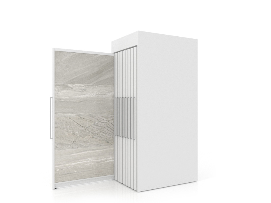 Tile displays for showrooms Londres XL 18 White 2400x1205_2