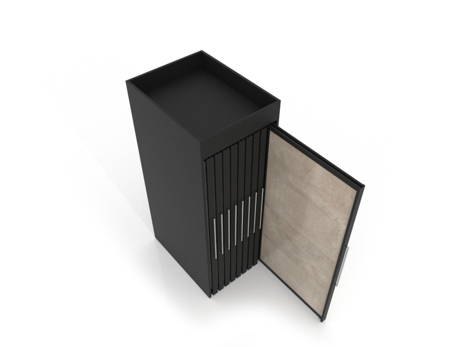 ceramic tile display boards Londres XL 18 Black 2400x1205_3