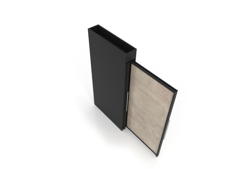 ceramic tile display boards Londres XL 4 Black 2400x1205_3