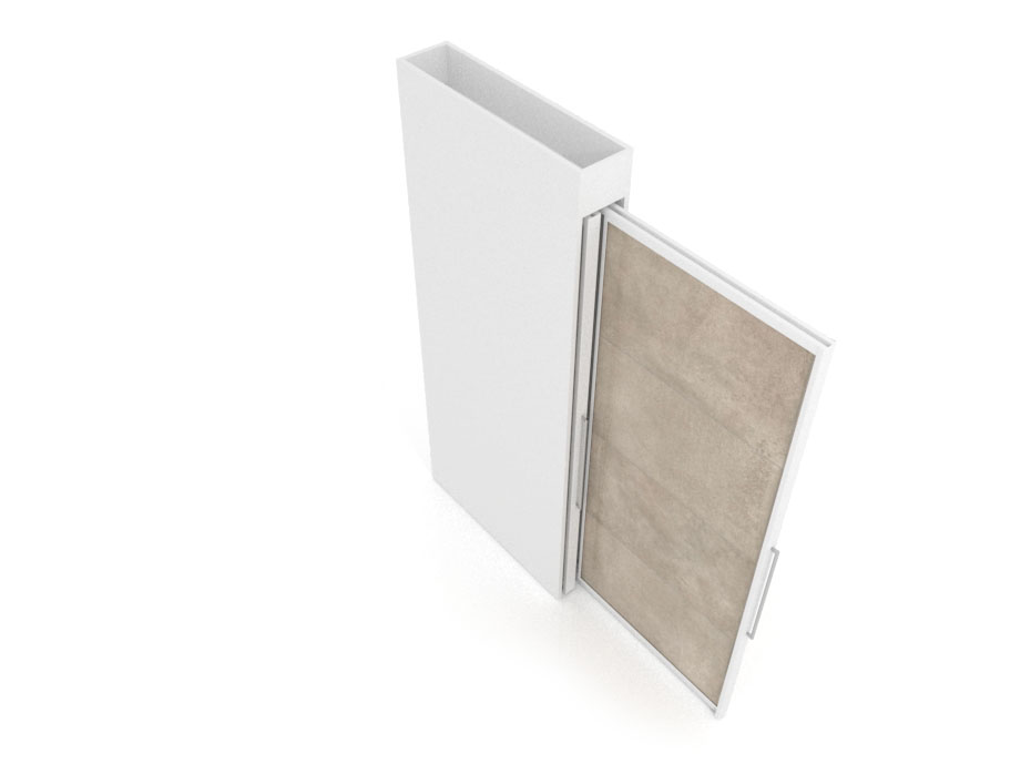showroom tile display Londres XL 4 White 2800x1205_3