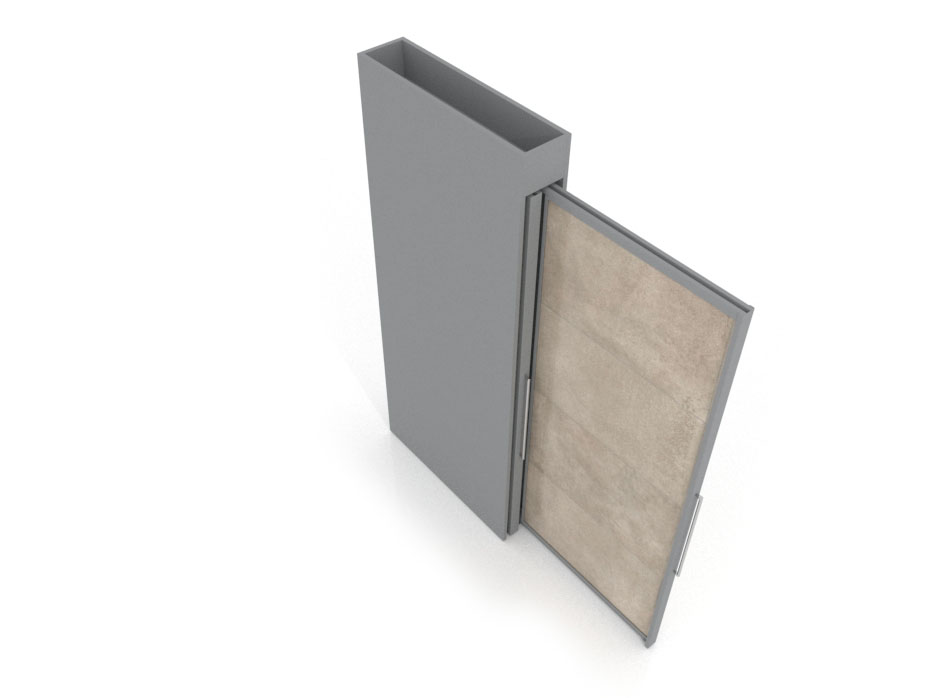 showroom tile display Londres XL 4 silver 2800x1205_3