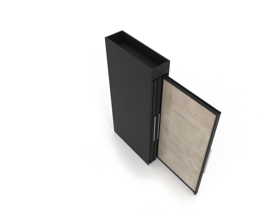ceramic tile display boards Londres XL 6 Black 2400x1205_3