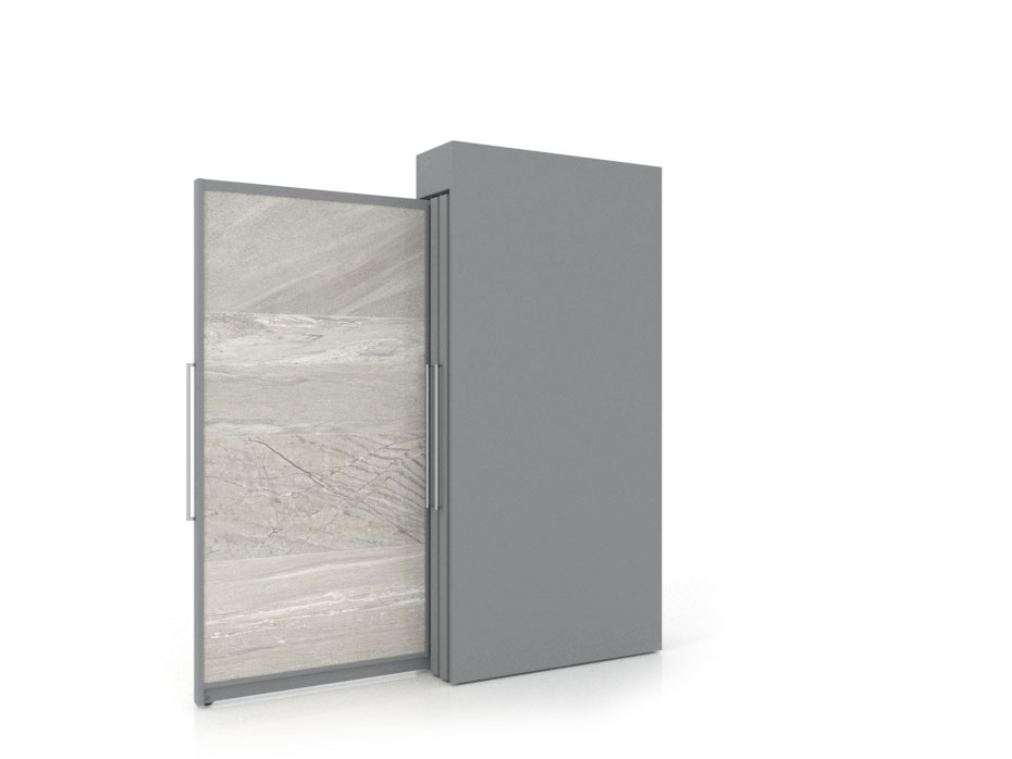 Tile display stands for sale Londres XL 6 Silver 2400x1205_2