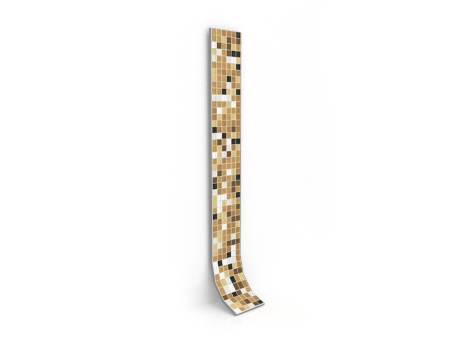 Accesorio expositor de azulejos Columna plata frontal
