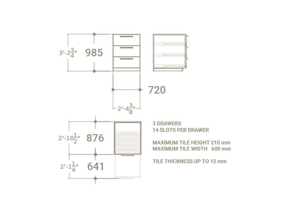 M3 Closed 61 Blanco Plano