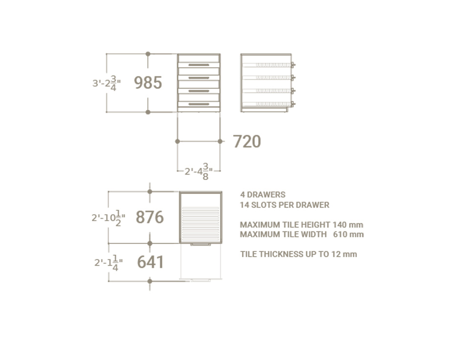 M4 Open 61 Blanco Plano