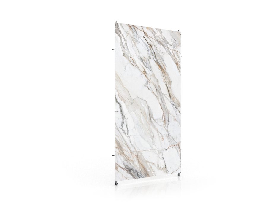 expositor de azulejos multiformato Panel Extensible 160 plata