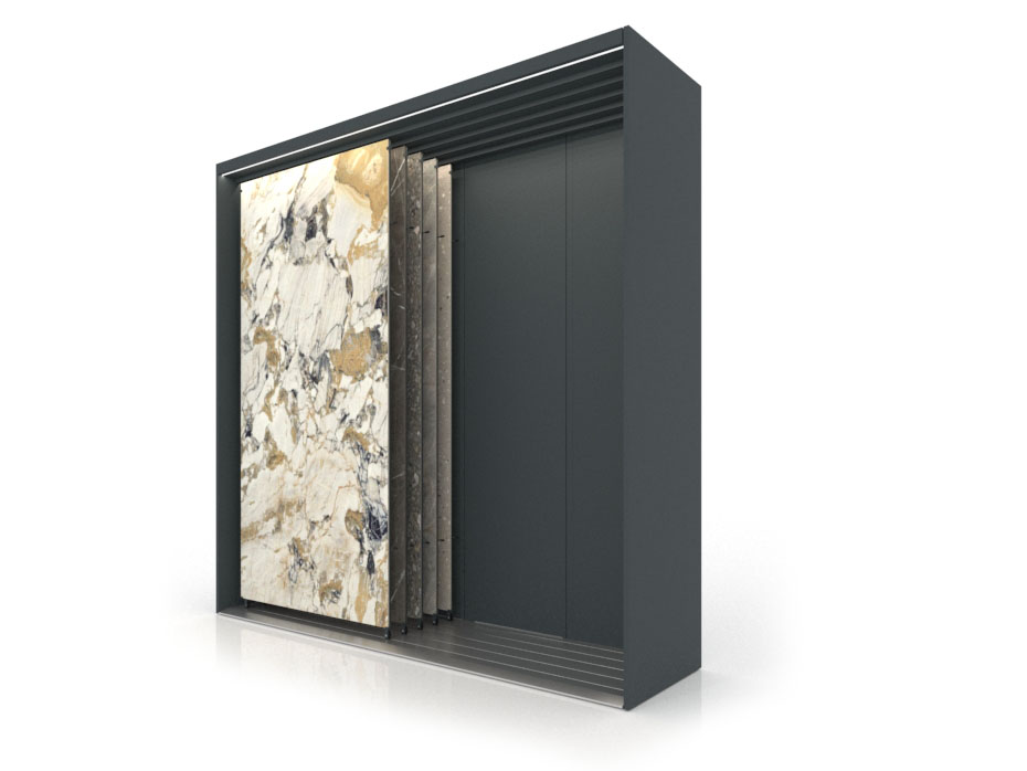 Expositor personalizable para azulejos Módulo 3500_ 5 luz antracita dx