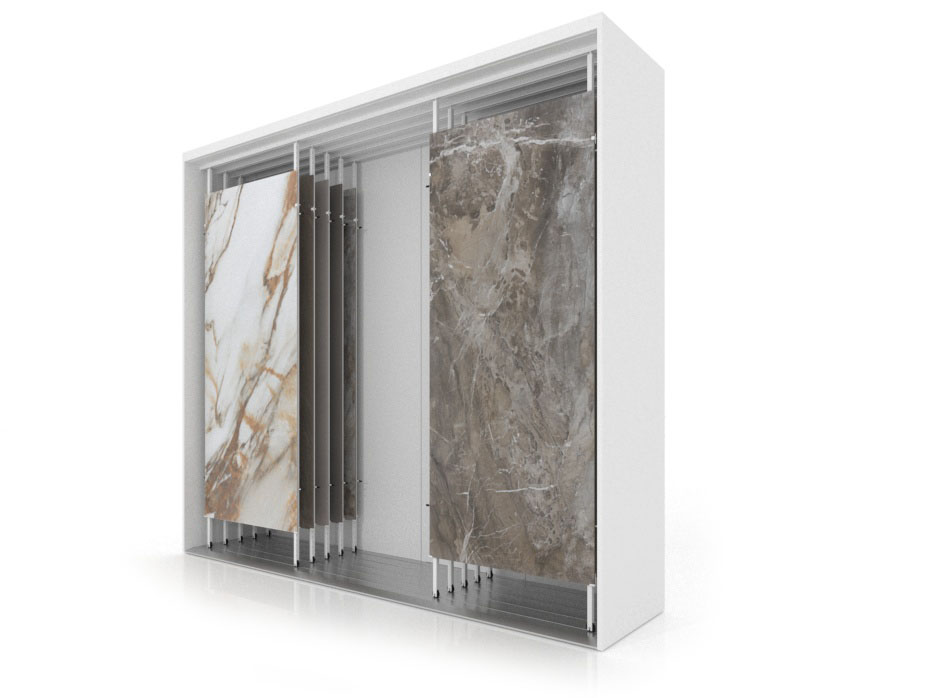 Mueble expositor de azulejos XXL Maxi Tiles 3900_5 blanco dx