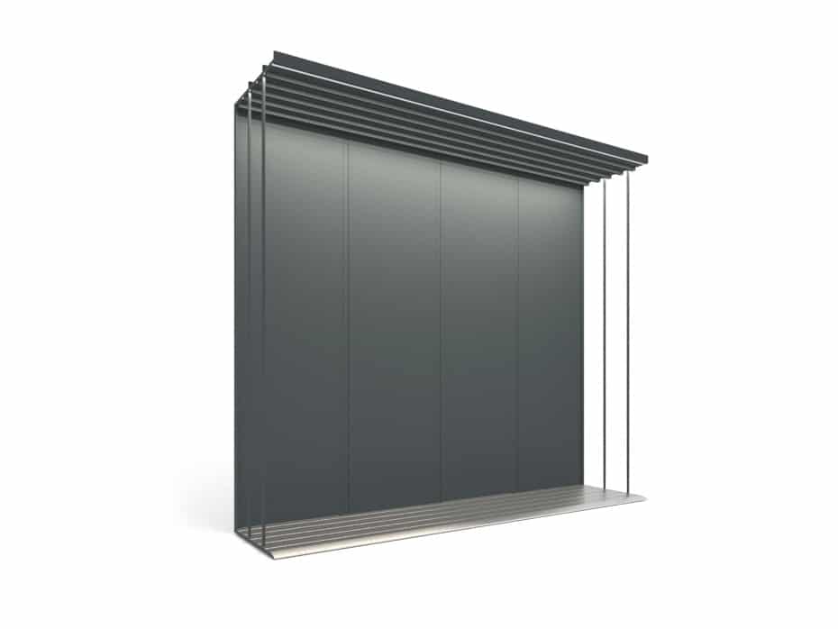 Módulo 3900 luz antracita frontal