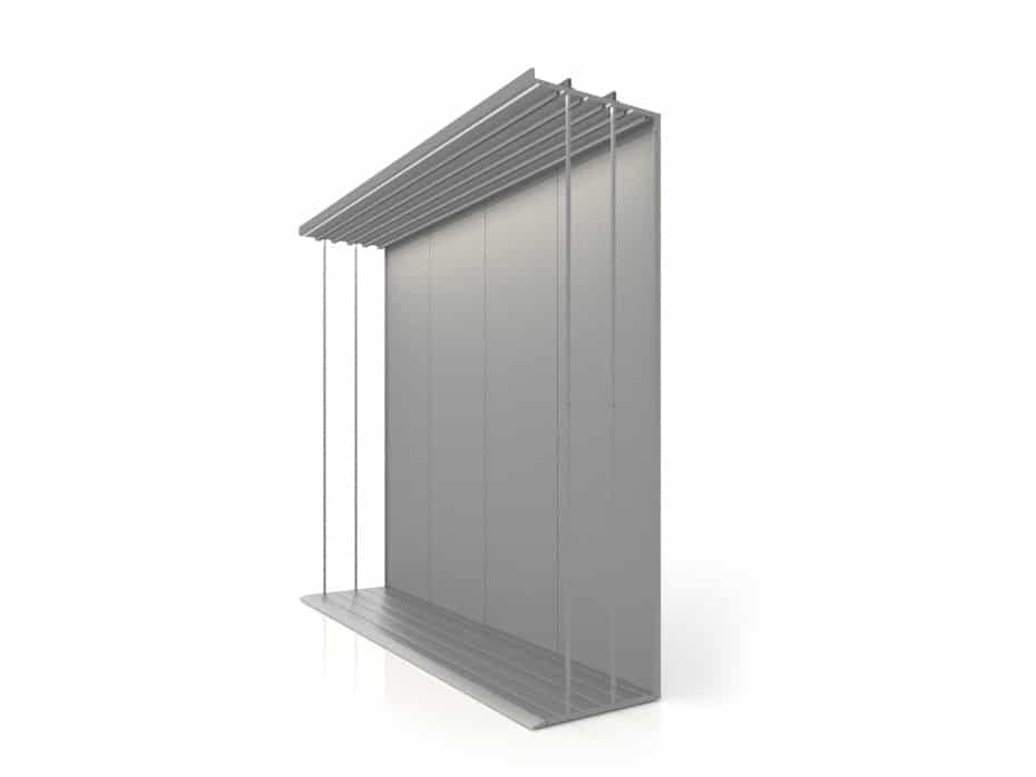 Módulo 3900 luz plata lateral tile display