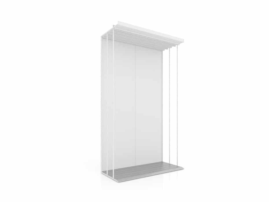 modulo simple blanco frontal