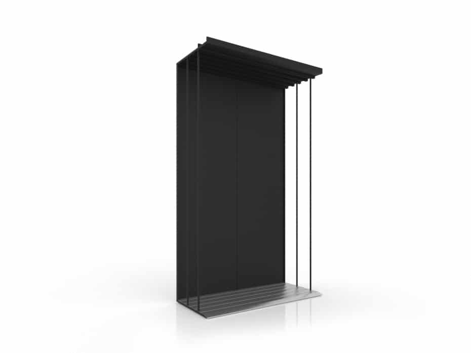 modulo simple negro frontal