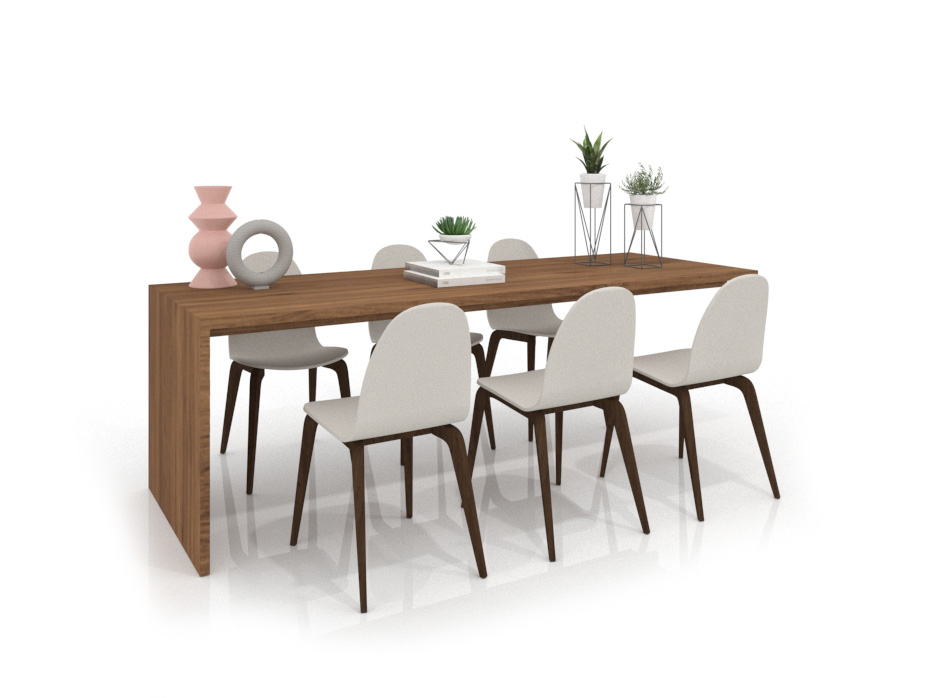 Mesa banco técnico para baldosas madera old oak 6 lateral