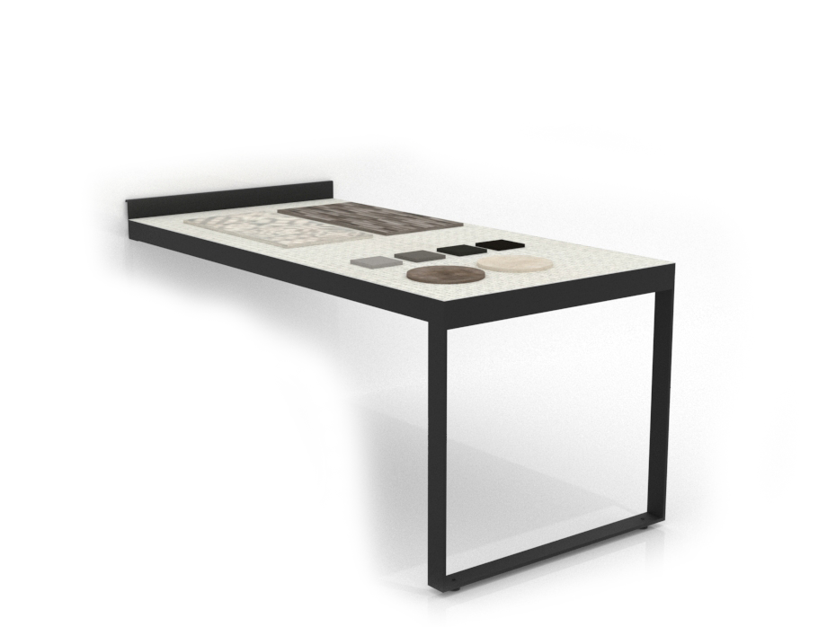  Mesa frontal bolon negro