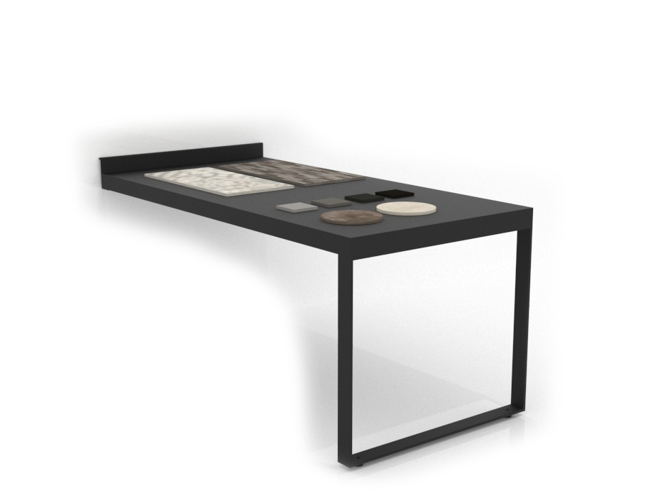 Mesa frontal negro