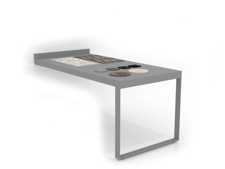 ceramic tile display boards Table silver sx