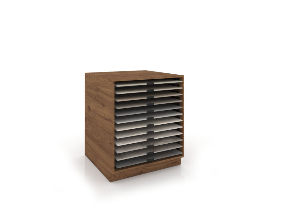 Módulo del banco técnico de trabajo MH Loose madera old oak 75x75 cerrado