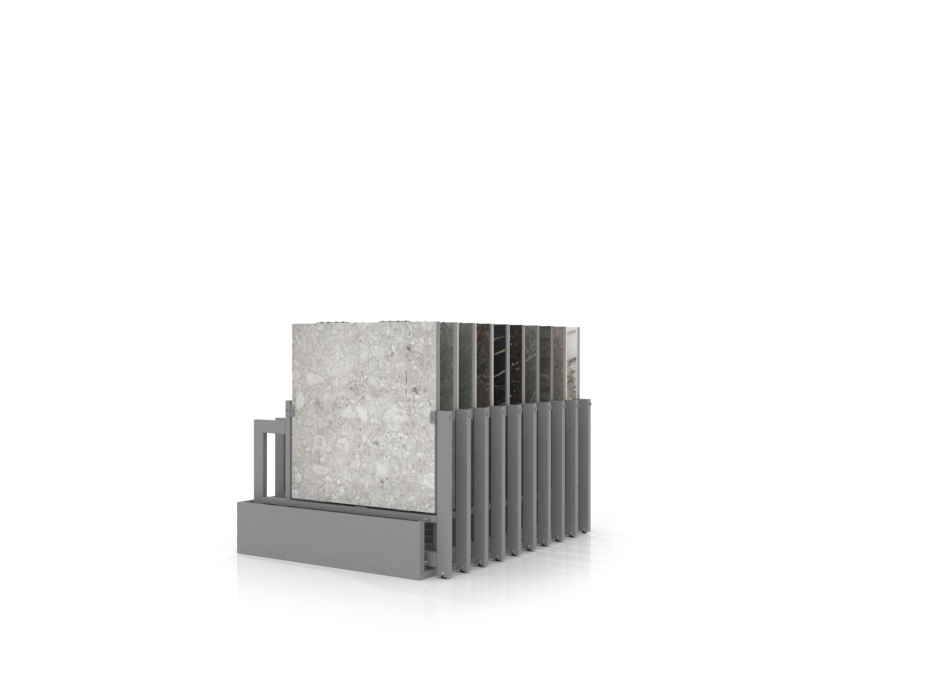 Exhibidores de pisos cerámicos Misuri 80x80 20 plata cerrado