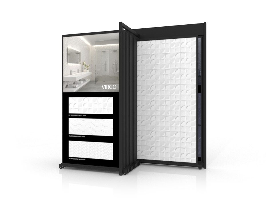 Expositor de azulejos Open XL 12+2 Negro