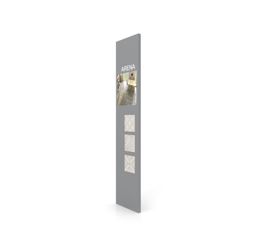Exponer azulejos con Panel de comunicación 2400 plata sx