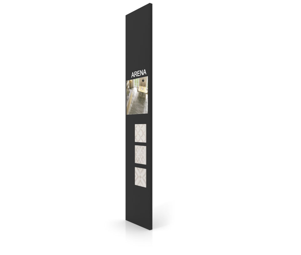 Exponer azulejos con Panel de comunicación 2800 negro sx